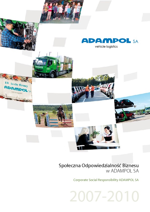 Społeczna Odpowiedzialność Biznesu w ADAMPOL SA 2007-2010