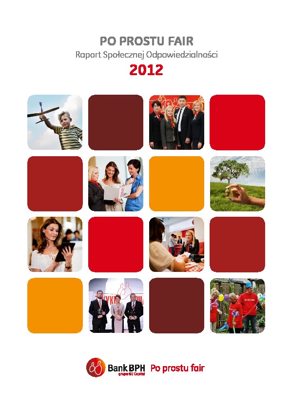 Po prostu fair - Raport Społecznej Odpowiedzialności 2012