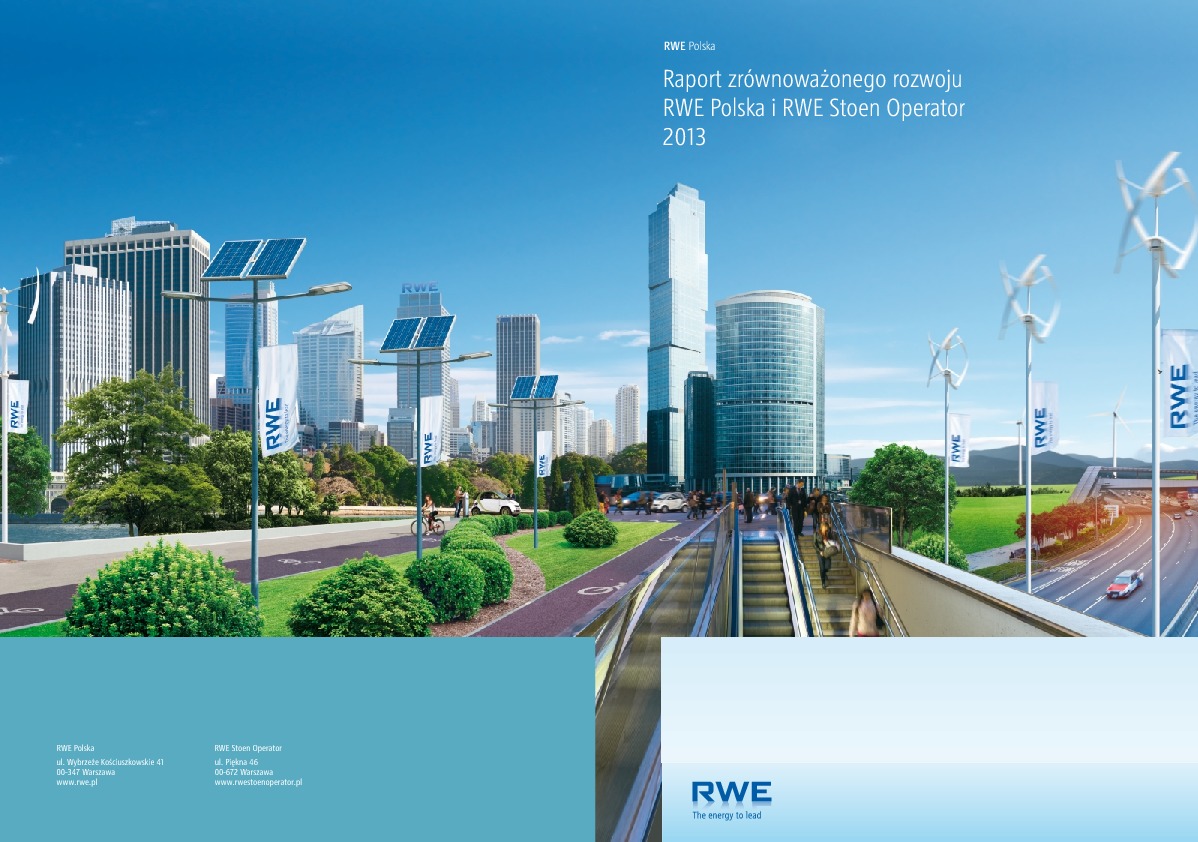 Zrównoważony rozwój RWE w Polsce Raport 2013
